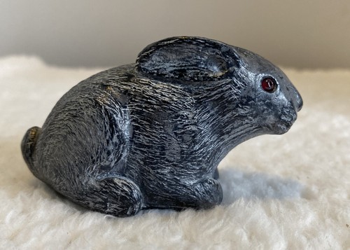 Rabbit with red eyes wolf - with,